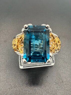Victoria Wieck London Blue Topaz RIng